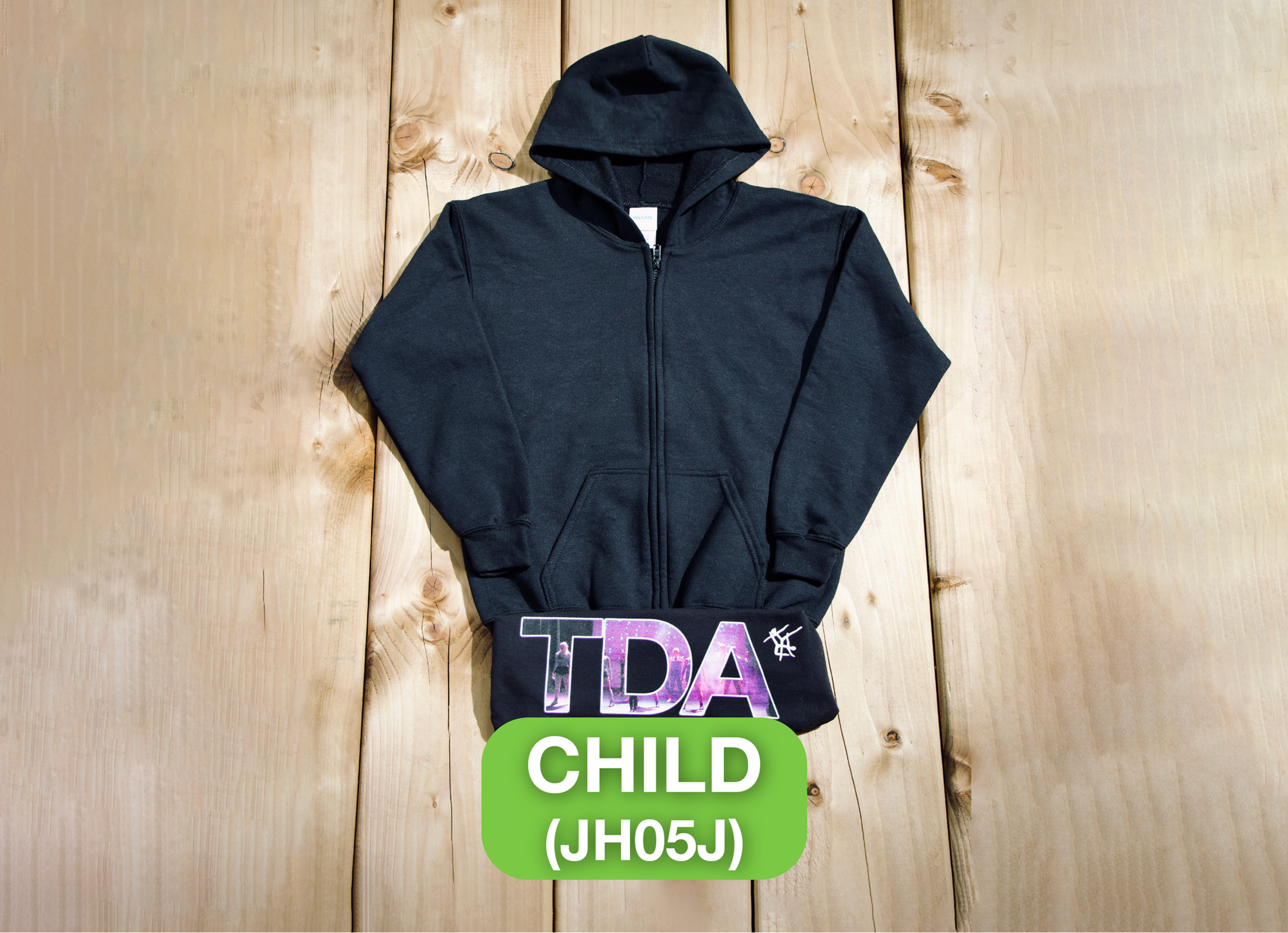 Black Zoodie - Child (JH05J)