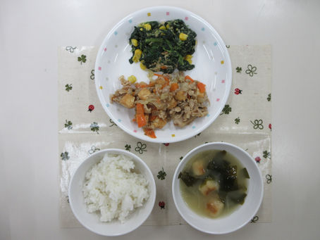 12/13(金)のメニュー