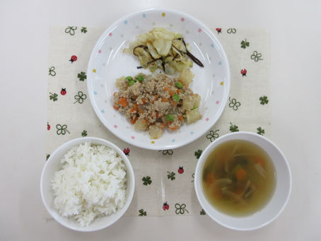 9月27日(水)のメニュー