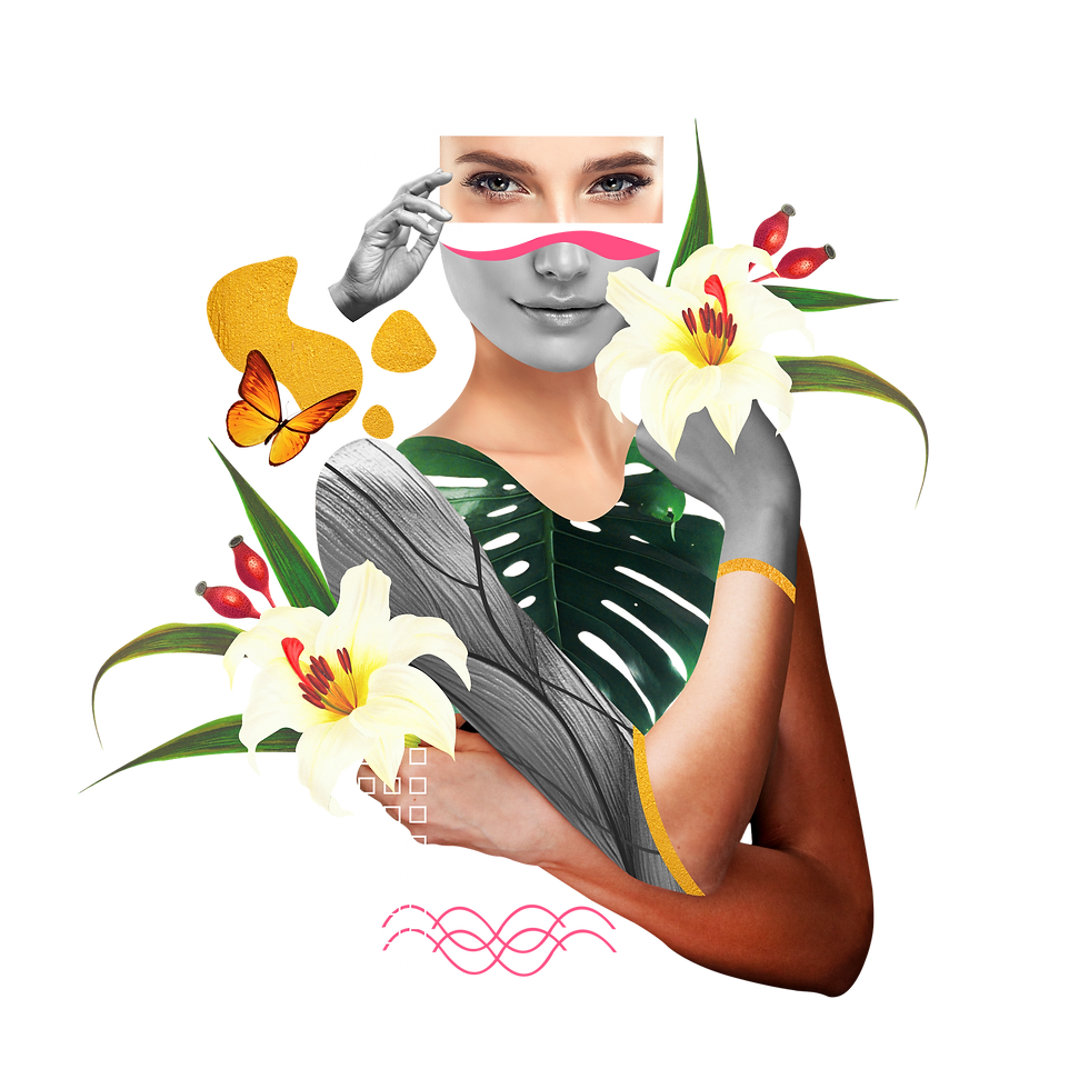 Miniaturbild: Die Essenz der Schönheit | Digitale Kunst Collage