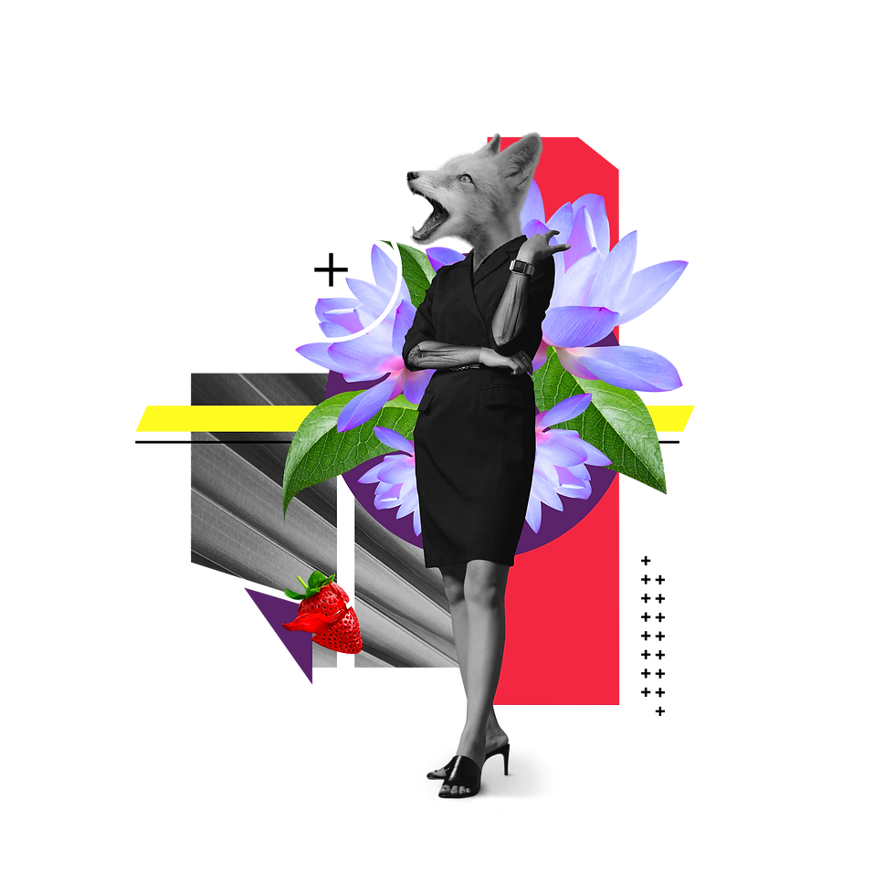 Miniaturbild: Blütenfuchs  | Digitale Kunst Collage
