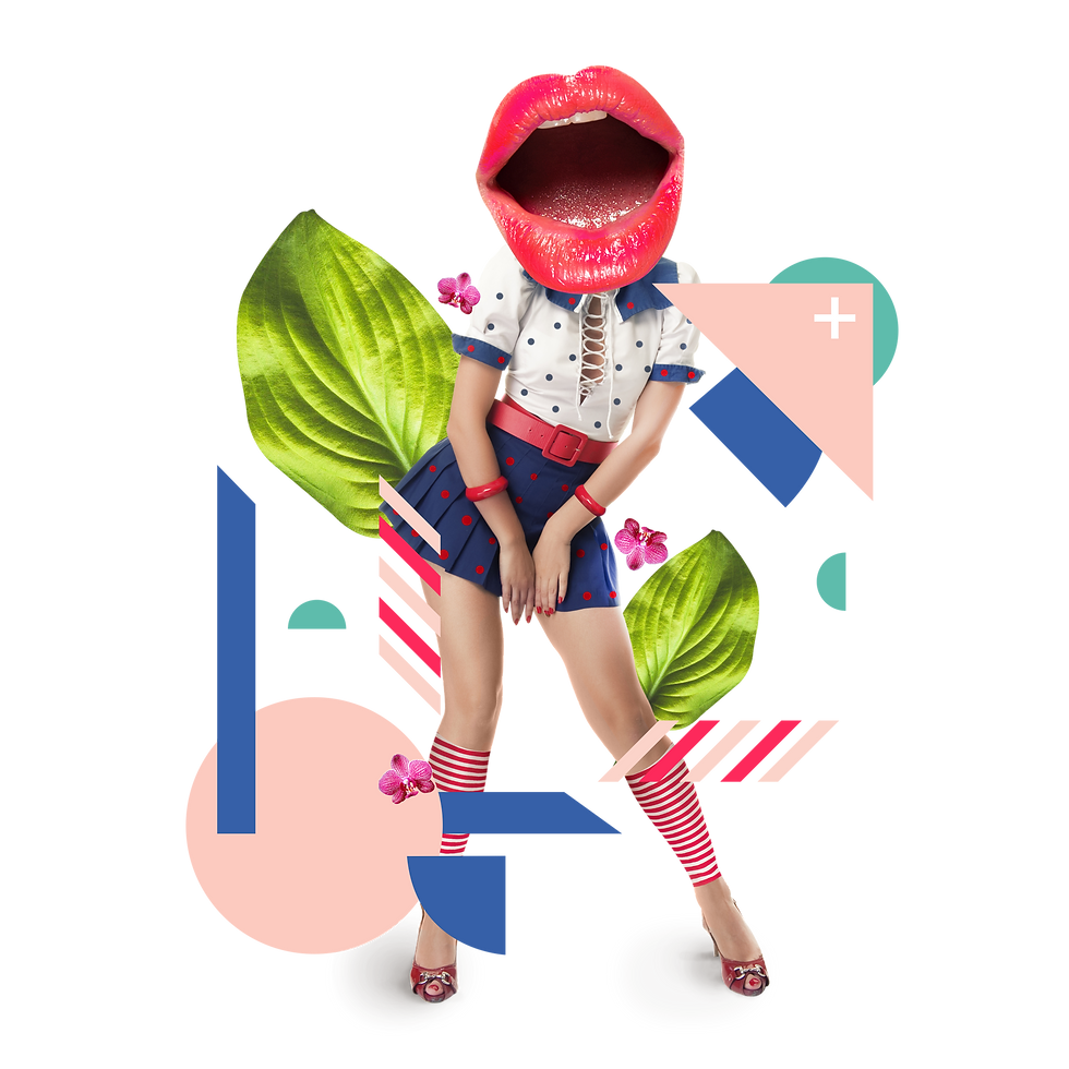 Miniaturbild: Geschmack der Weiblichkeit | Digitale Kunst Collage