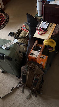 2025 Rich is just about finished packingfor his trophy whitetail deer hunt with Makwa River Outfitters in Saskatchewan (SK), 