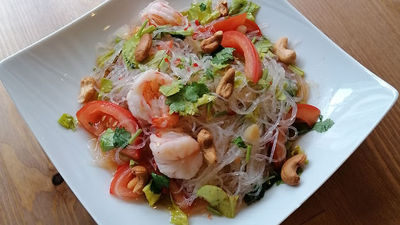 Salade de vermicelles aux crevettes
