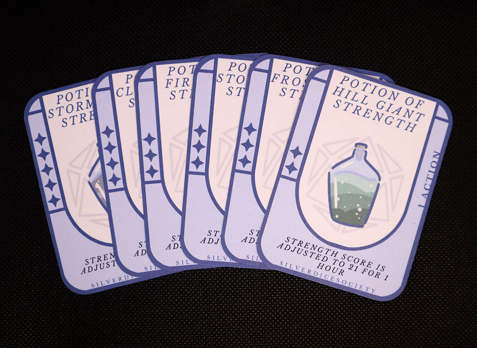 Thumbnail: D&D 5e Potion Cards