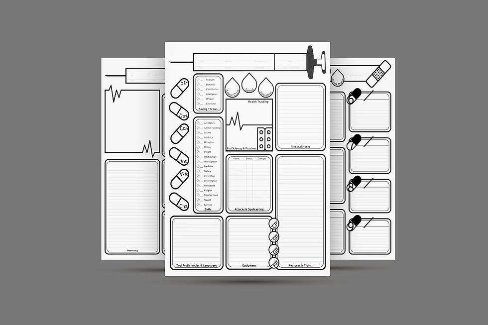 Thumbnail: Blush 5e Character Sheet Download