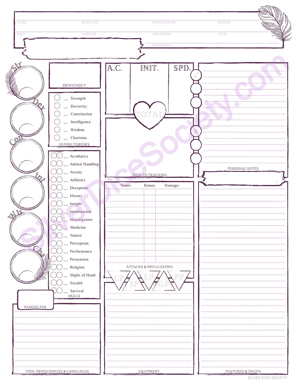Thumbnail: Galileo 5e Character Sheet Download