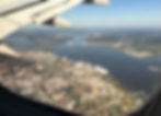 Flying into Charleston