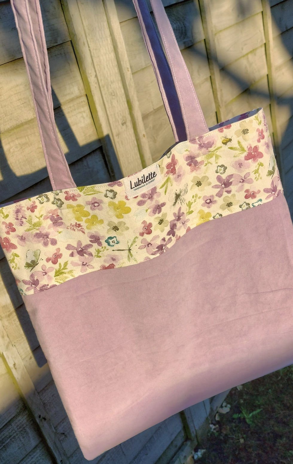 Thumbnail: Collab - Dora Tote Bag and Handpainted Freesia Card