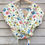 Thumbnail: Dora Wrap Top | Spring floral white - short sleeves