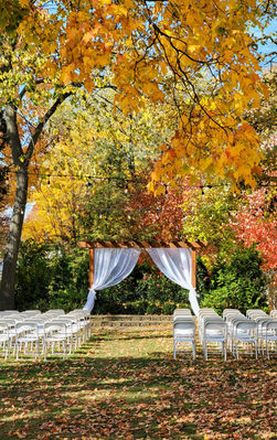 Fall Wedding Arrangements Outdoor