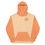 Thumbnail: Orange Color Blocked Hoodie