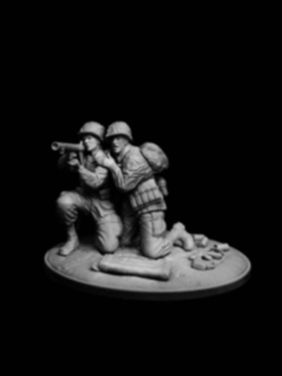 120mm WWII US Airborne Bazooka Team, Easy Company