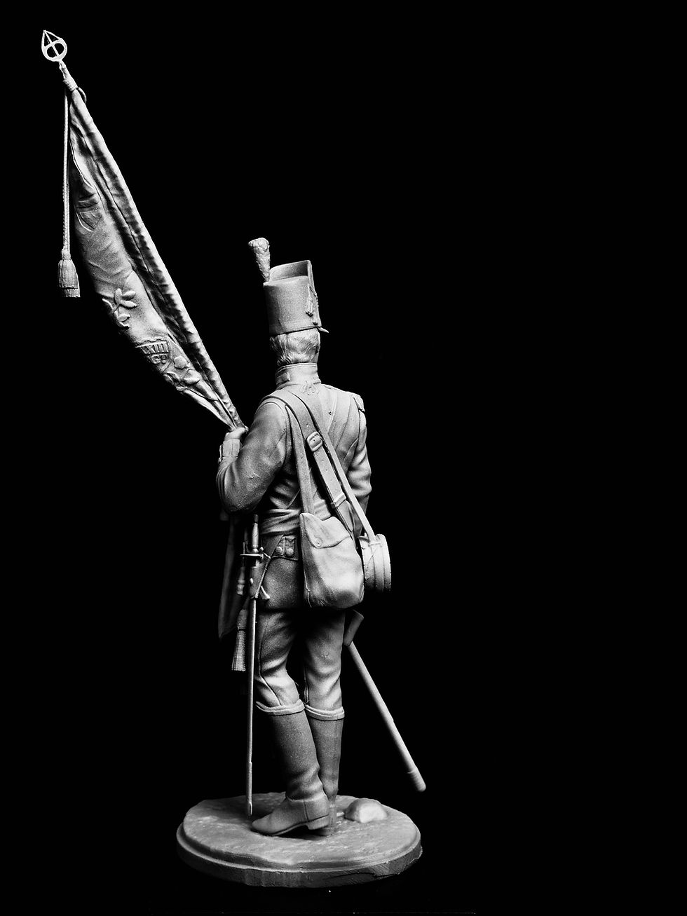 Thumbnail: 200mm 33rd Regt, The Dukes, Ensign, Regimental Colour, 1815