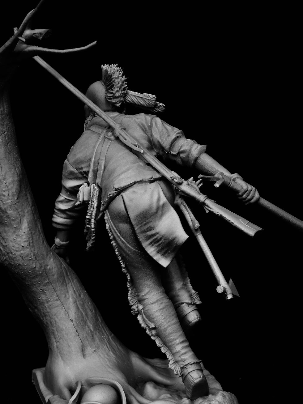 Thumbnail: 120mm Shawnee Warrior, battle of Monongahela, July 9th 1755