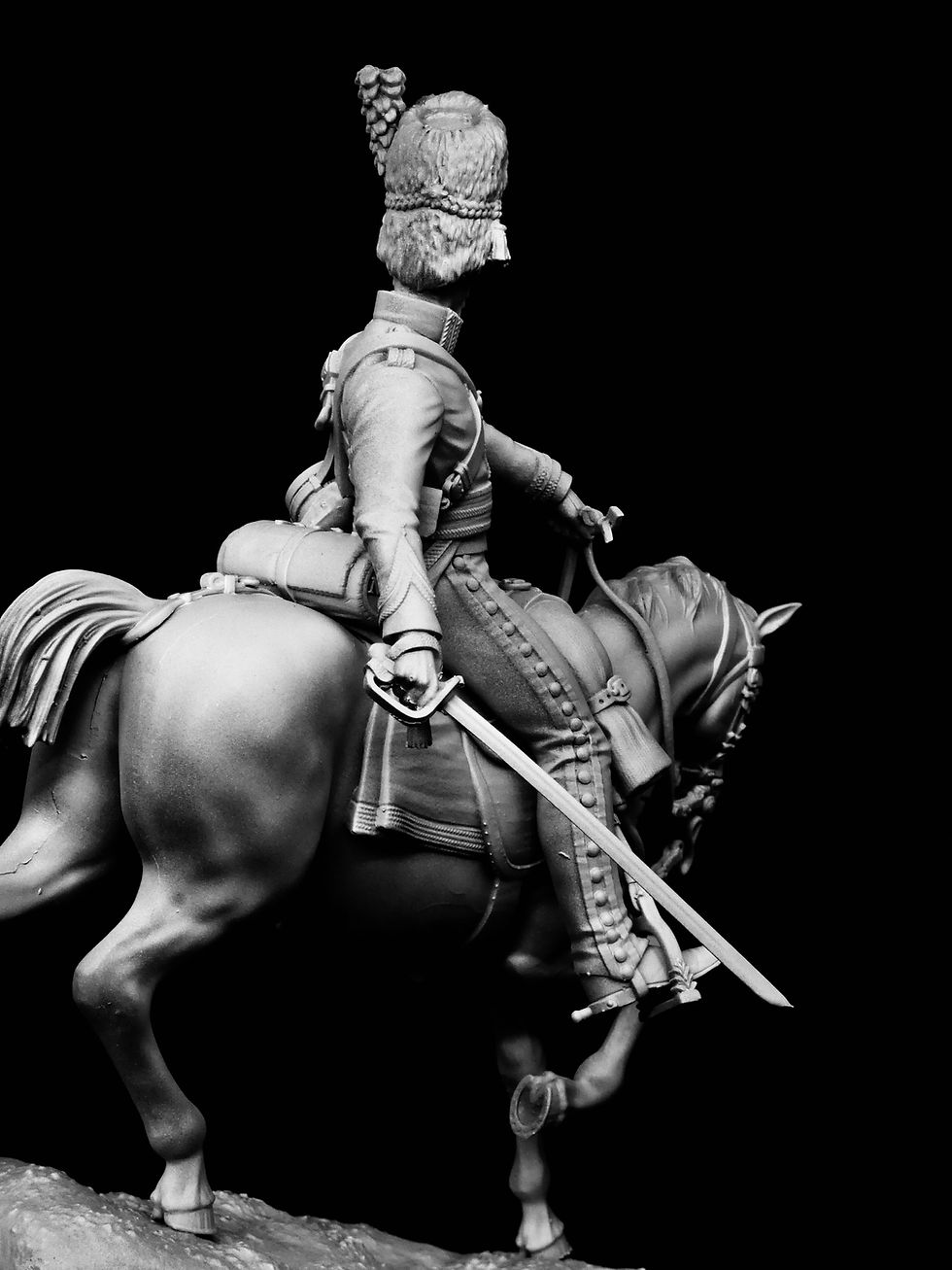Thumbnail: 120mm Junior Officer, Scots Greys, Waterloo