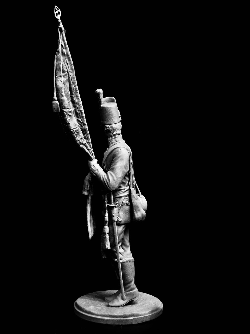 Thumbnail: 200mm 33rd Regt, The Dukes, Ensign, Regimental Colour, 1815