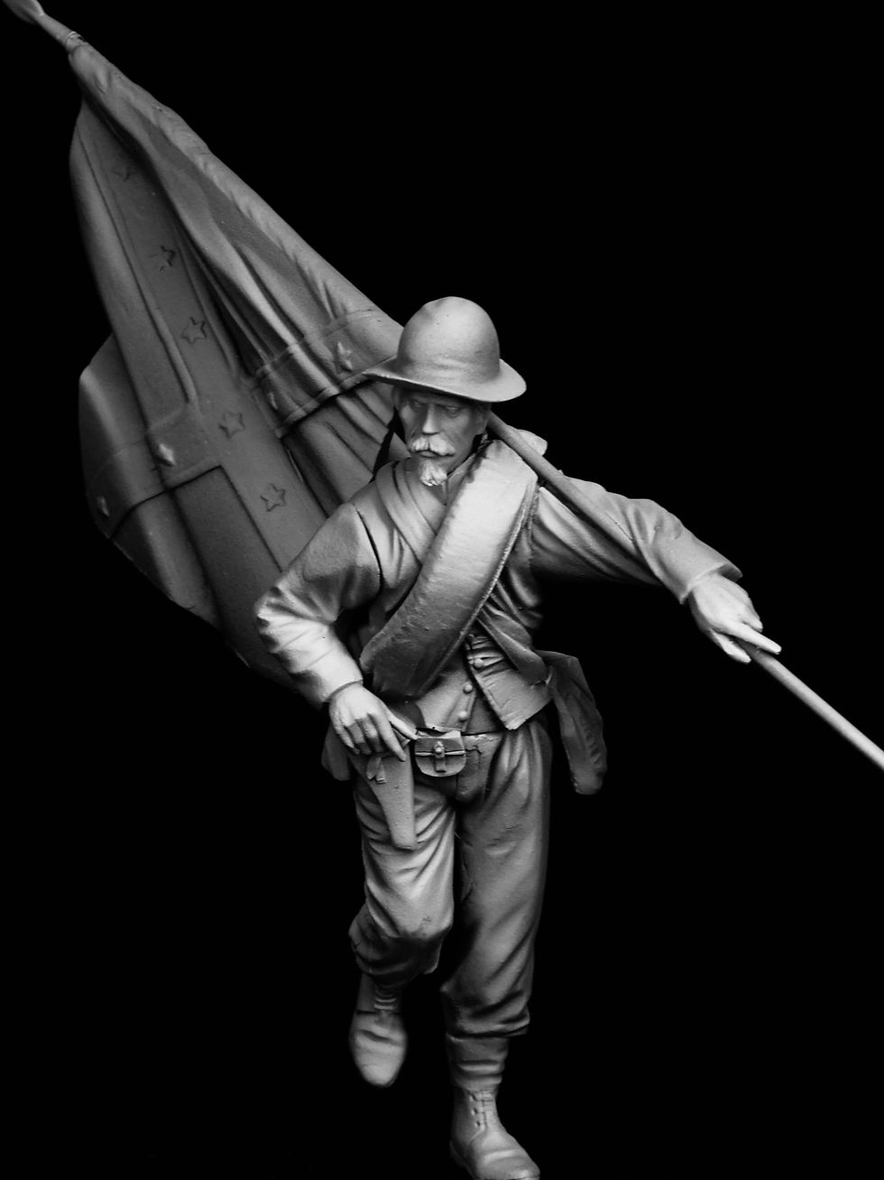 Thumbnail: 120mm Confederate Standard Bearer, Gettysburg 1863