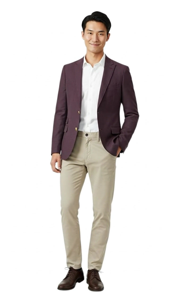 Thumbnail: Burgundy  Sport Coat