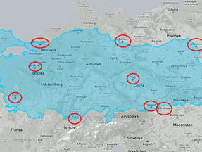 Türkiye aynı büyüklükle Avrupa'da olsaydı, Londra - Paris - Amsterdam - Brüksel - Zürih - Berlin - Prag - Viyana - Bratislava - Varşova başkentleri toprakları içinde olurdu.