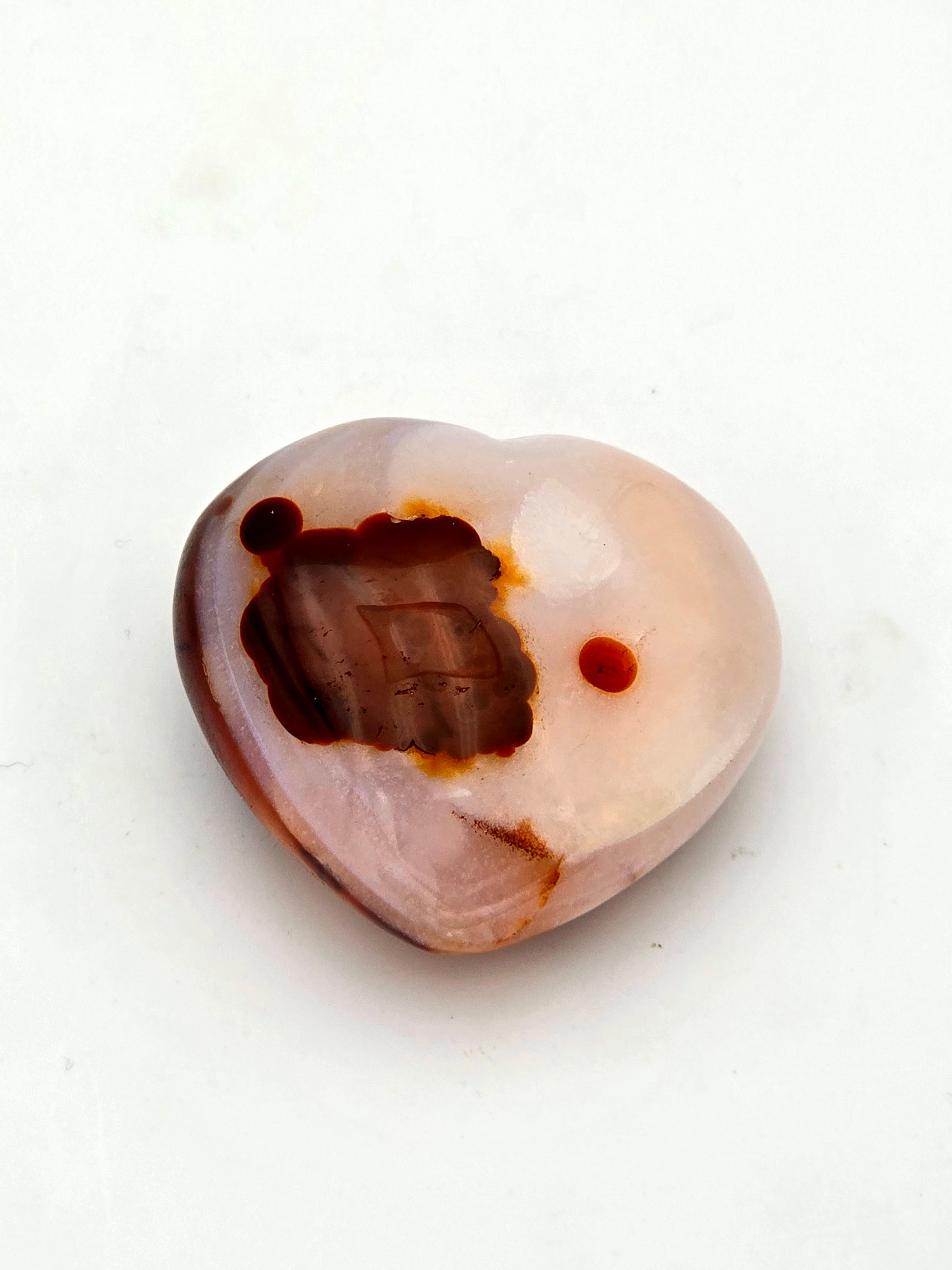 Cœur en cornaline réf.946