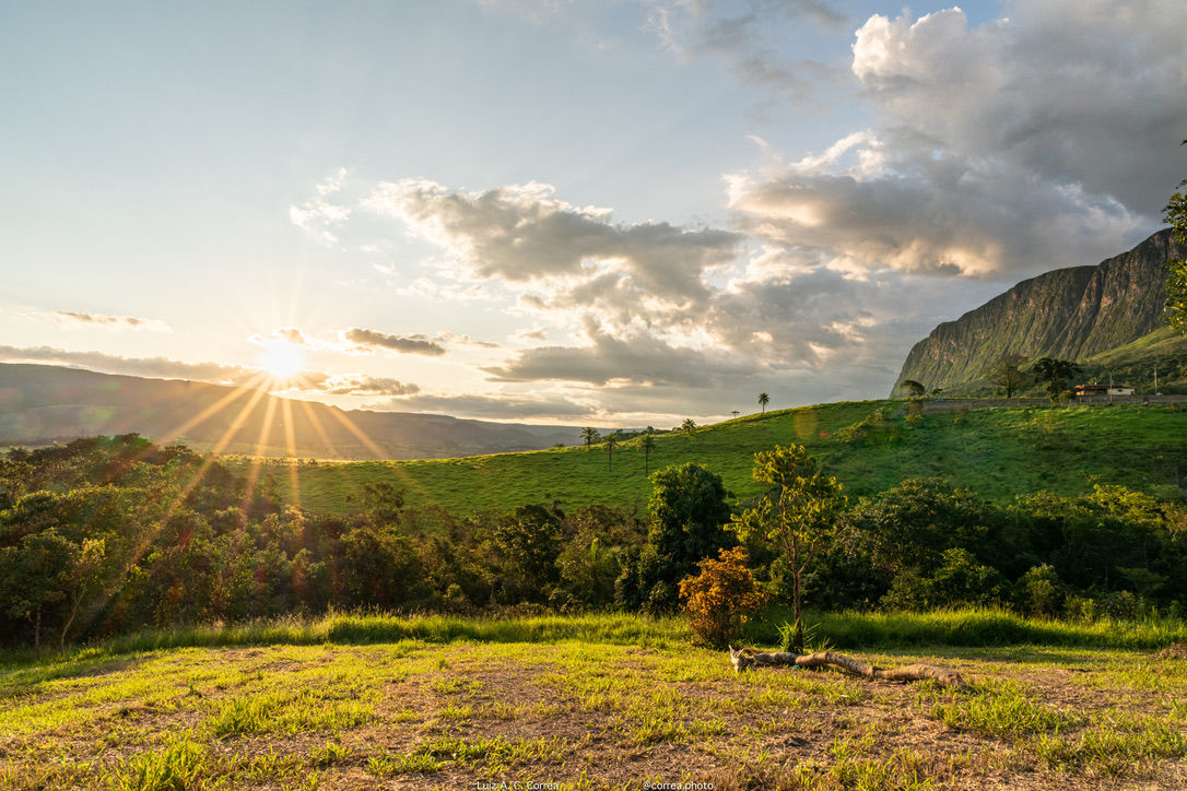 Pôr do sol na Serra da Canastra