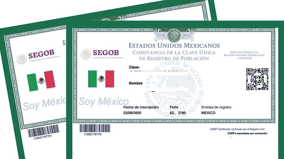 Nueva CURP será identificación oficial y herramienta de búsqueda