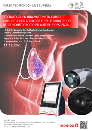 Corso Teorico con Live Surgery 2025: Tecnologia e Innovazione nella Chirurgia della Tiroide e delle Paratiroidi