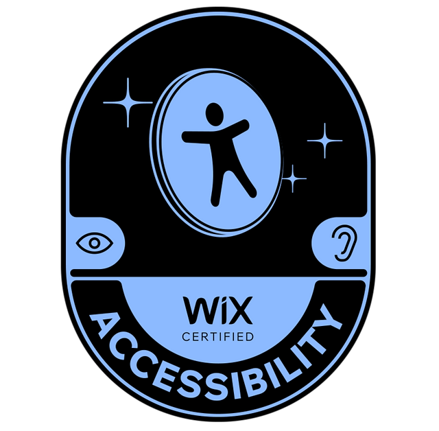 Logo certificazione Web Agency Partner Wix Accessibility