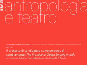 Il processo di candidatura come percorso di cambiamento: The Practice of Opera Singing in Italy