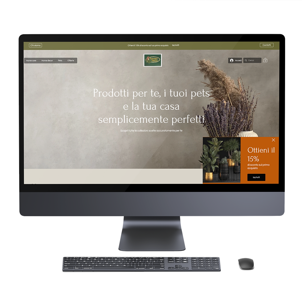 sito pet shop wix
