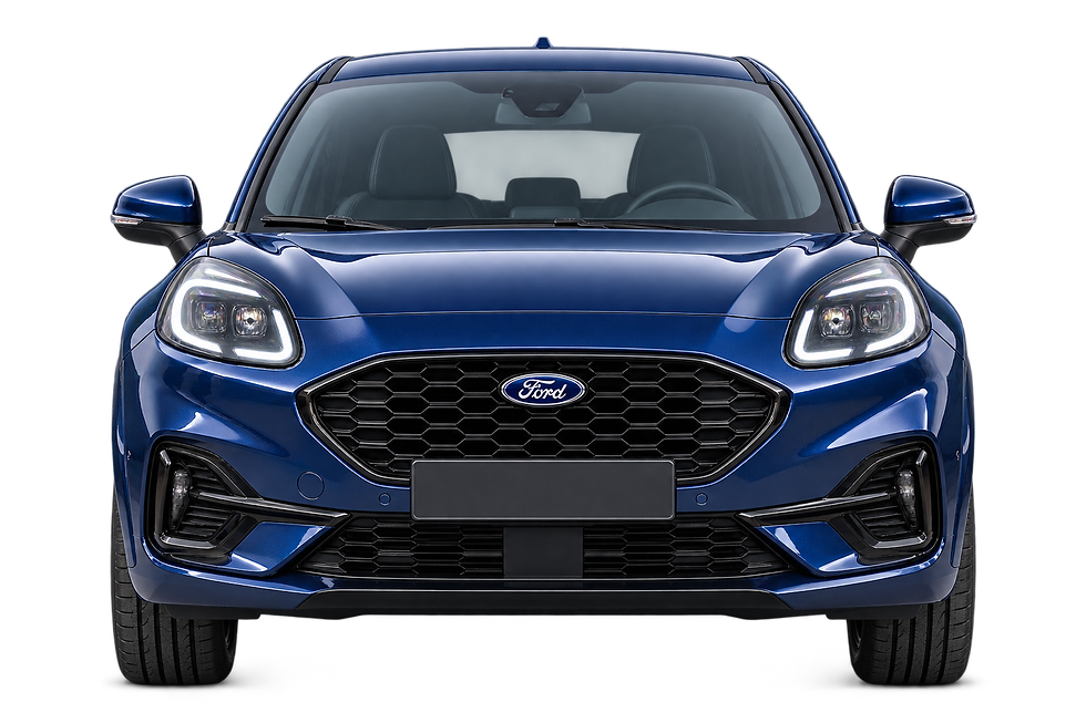 Ford Puma ST-Line blu, vista frontale.png