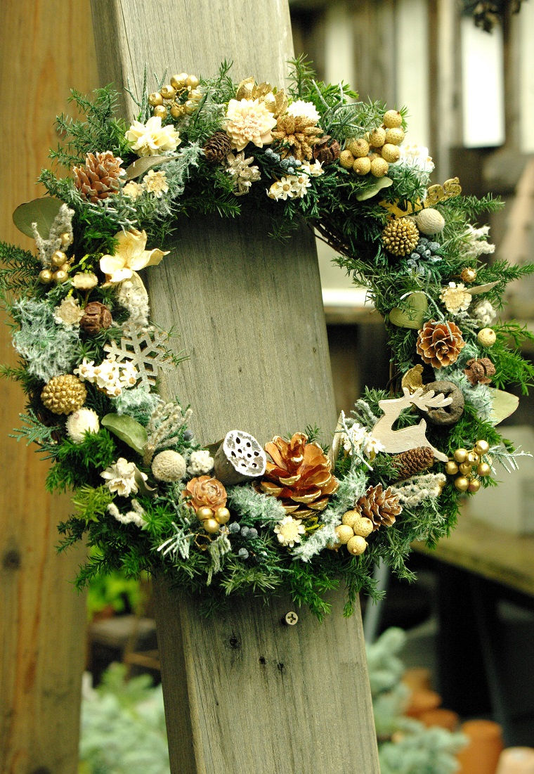 クリスマスリース(シンプル)
