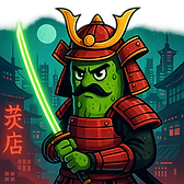 Pickle Samurai Token artwork — BNB-based meme coin with liquidity locked
