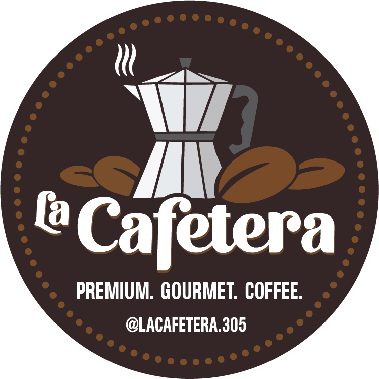 La Cafetera Round Label.png
