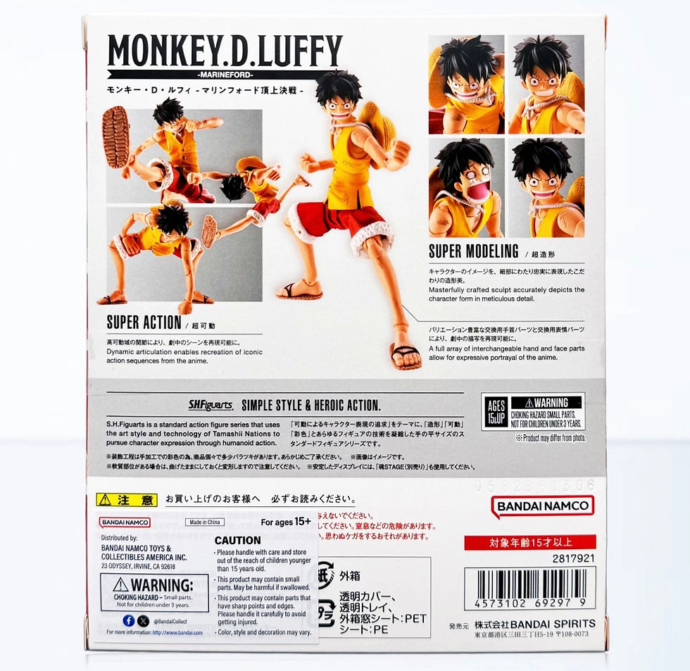 Thumbnail: Bandai S.H.Figuarts One Piece Monkey D. Luffy (Summit War of Marineford) Figure