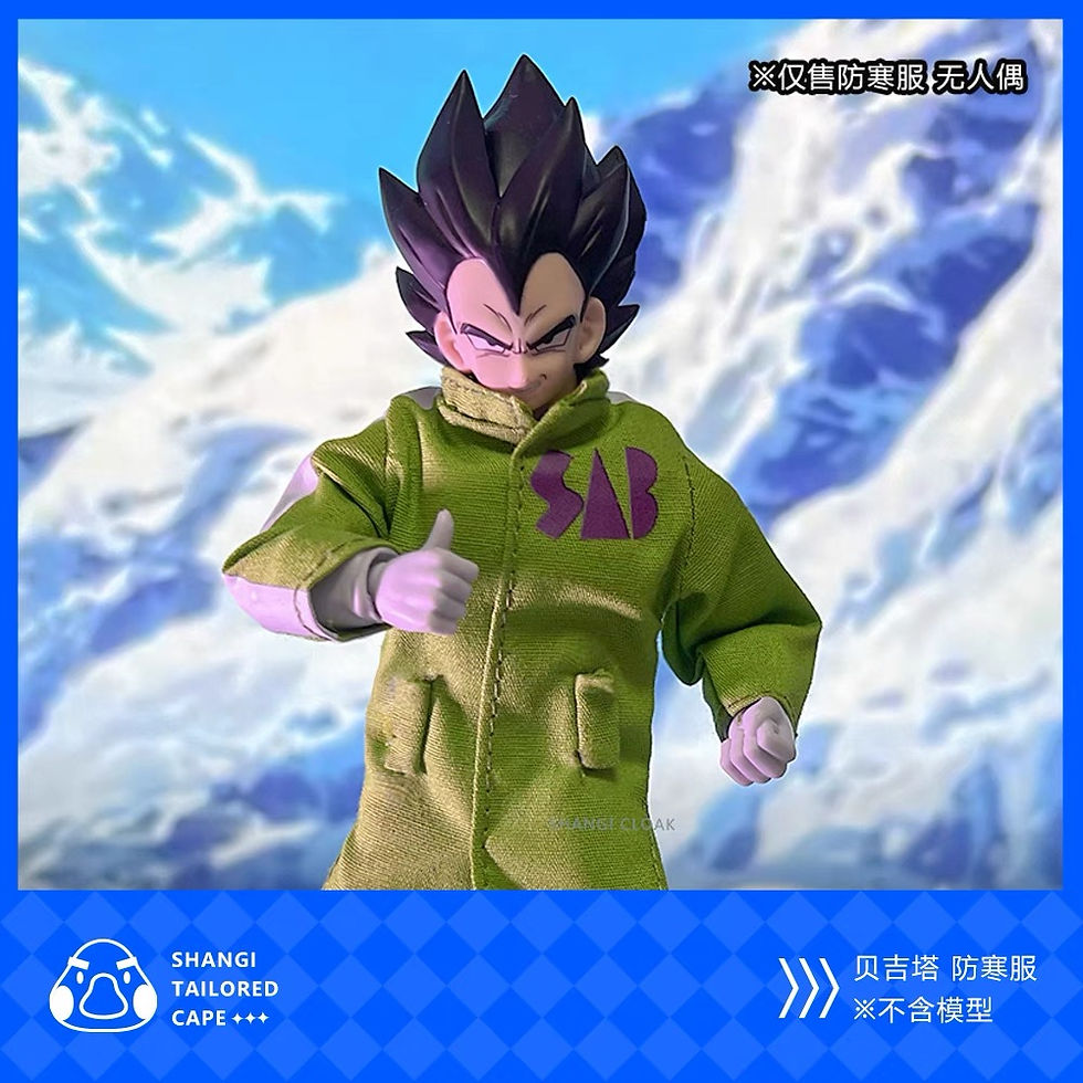 Thumbnail: action figures clothes 1:12: dragonball z super hero