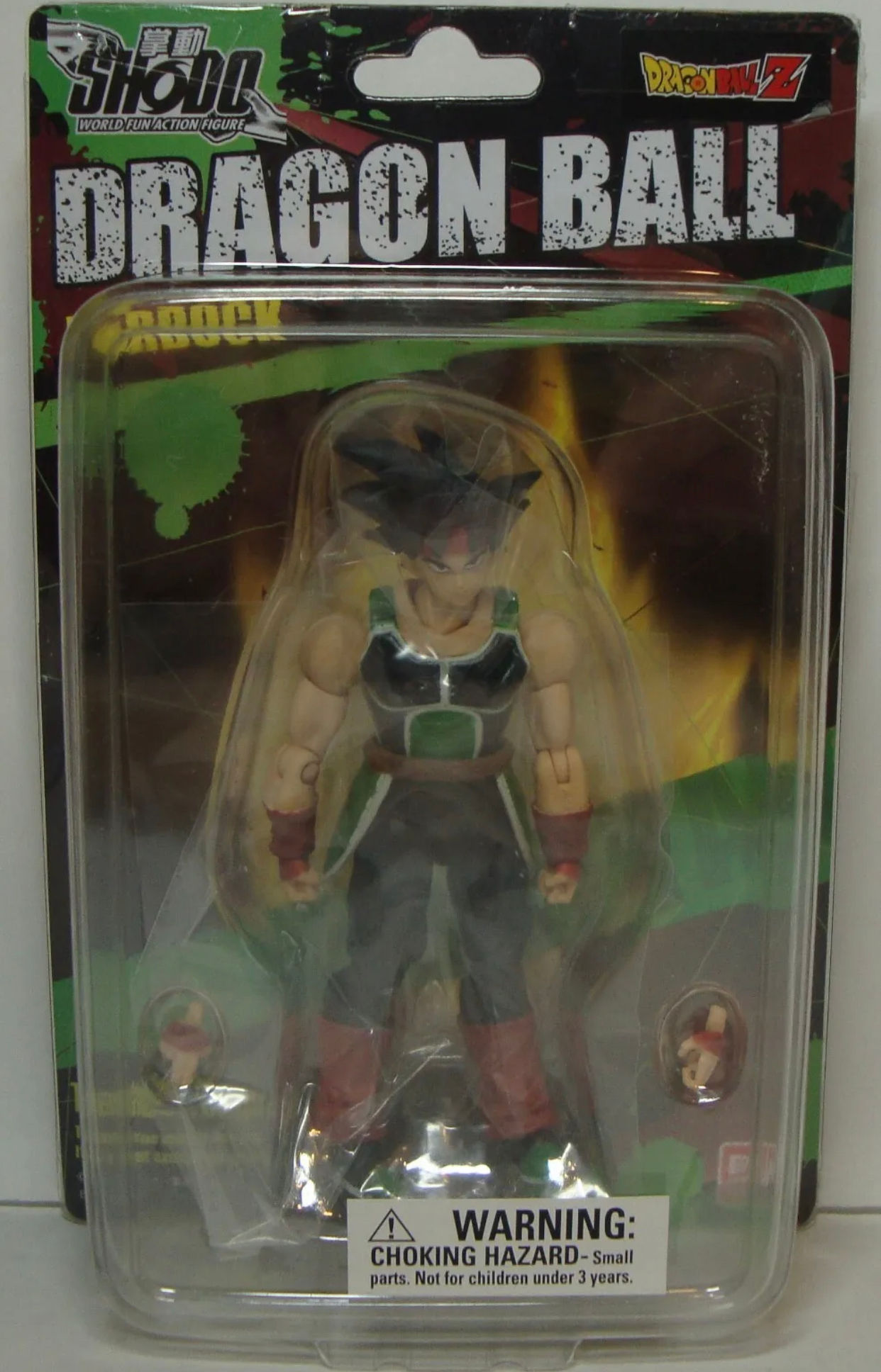 Dragon Ball Z DBZ Bandai Shodo Bardock Action Figure Brand New