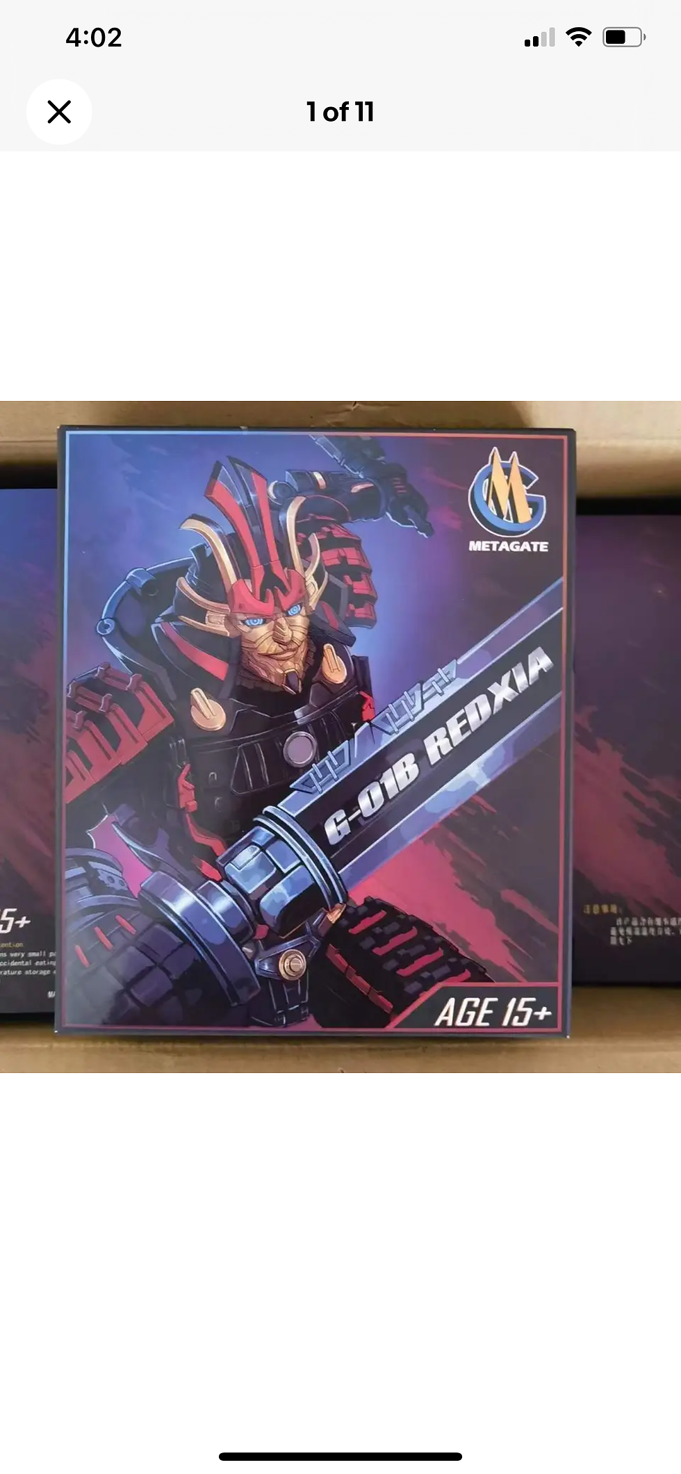 Thumbnail: New MetaGate G01B Haiku Drift Redxia Black Limited Version Transforms Figure Toy