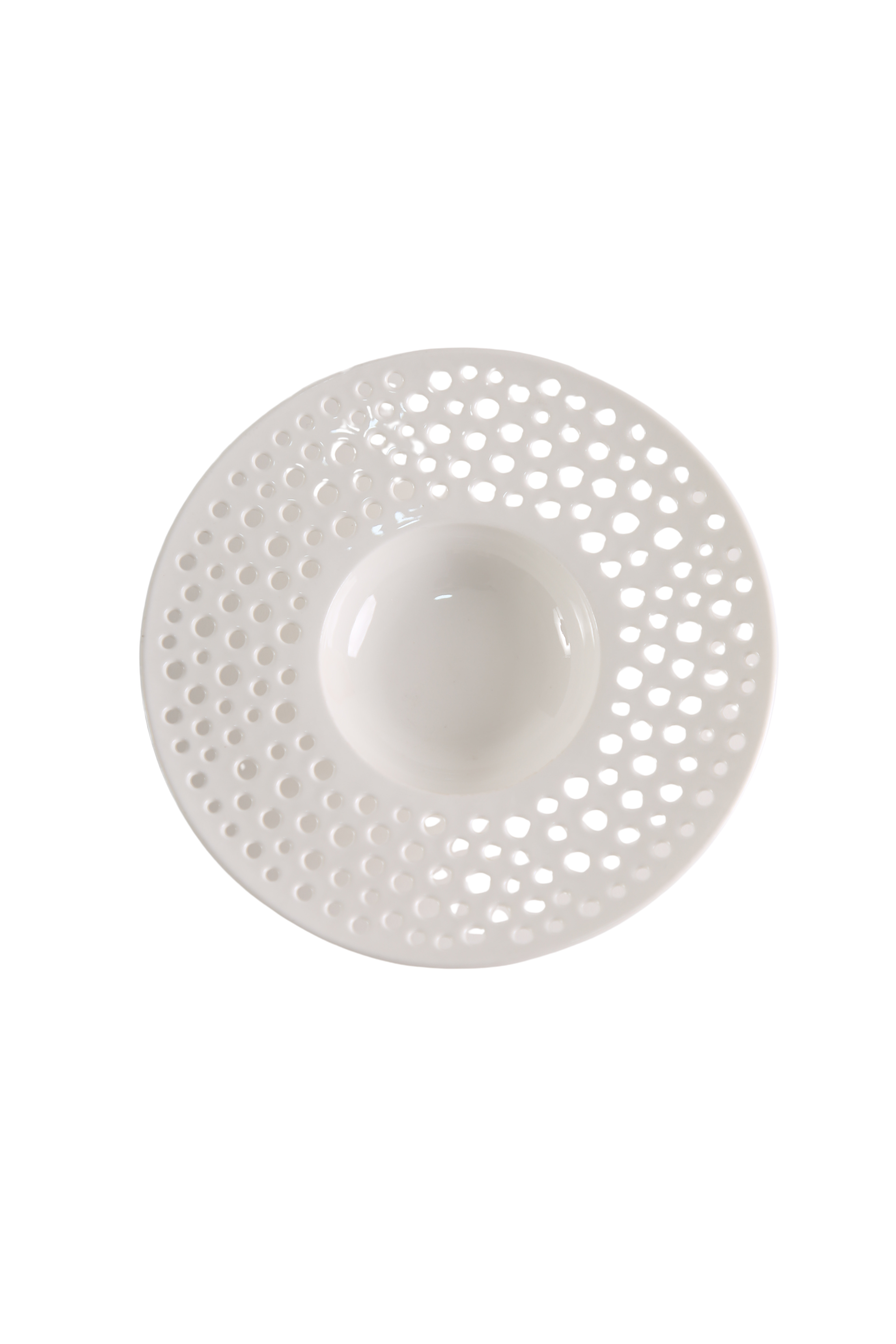 Plato Colador Blanco