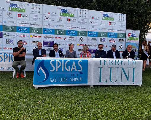 Terre di Luni location della cerimonia conclusiva del Giro della Lunigiana