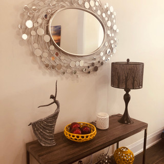 Entry way console table