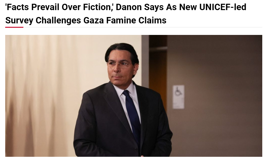 Facts prevail in regards to so called Gaza "Famine"