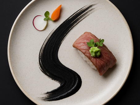 The Brush and the Plate: How Japanese Calligraphy Inspires Modern Washoku Presentation