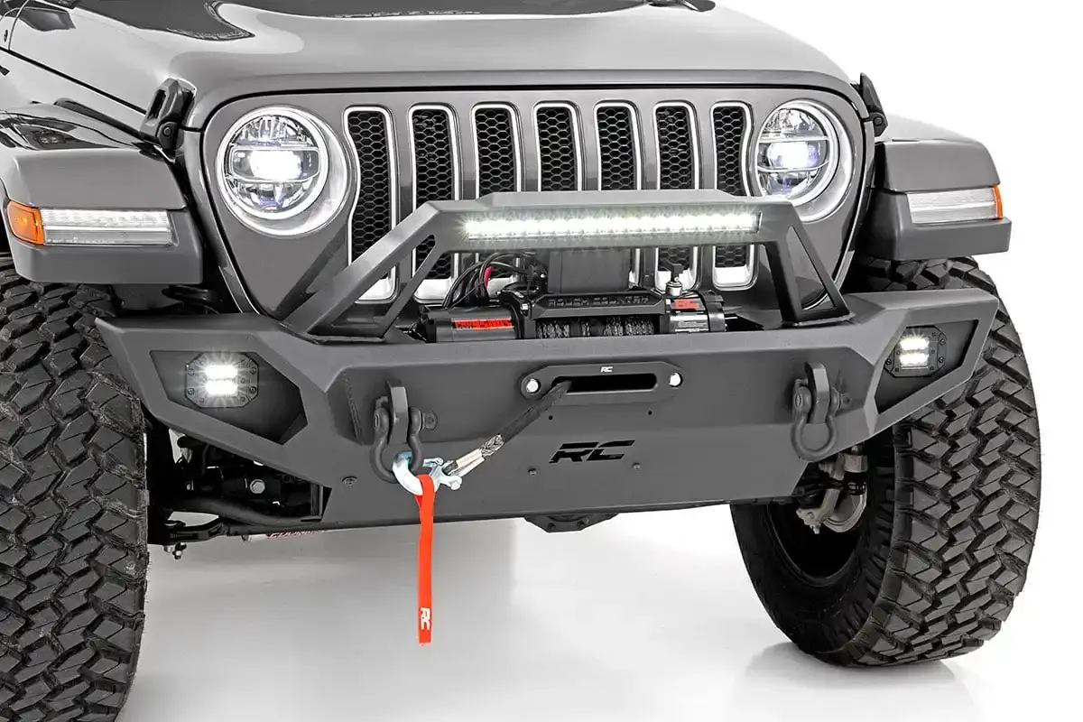 Front Winch Bumper Jeep Gladiator JT/Wrangler JK & JL/Wrangler Unlimited 4WD