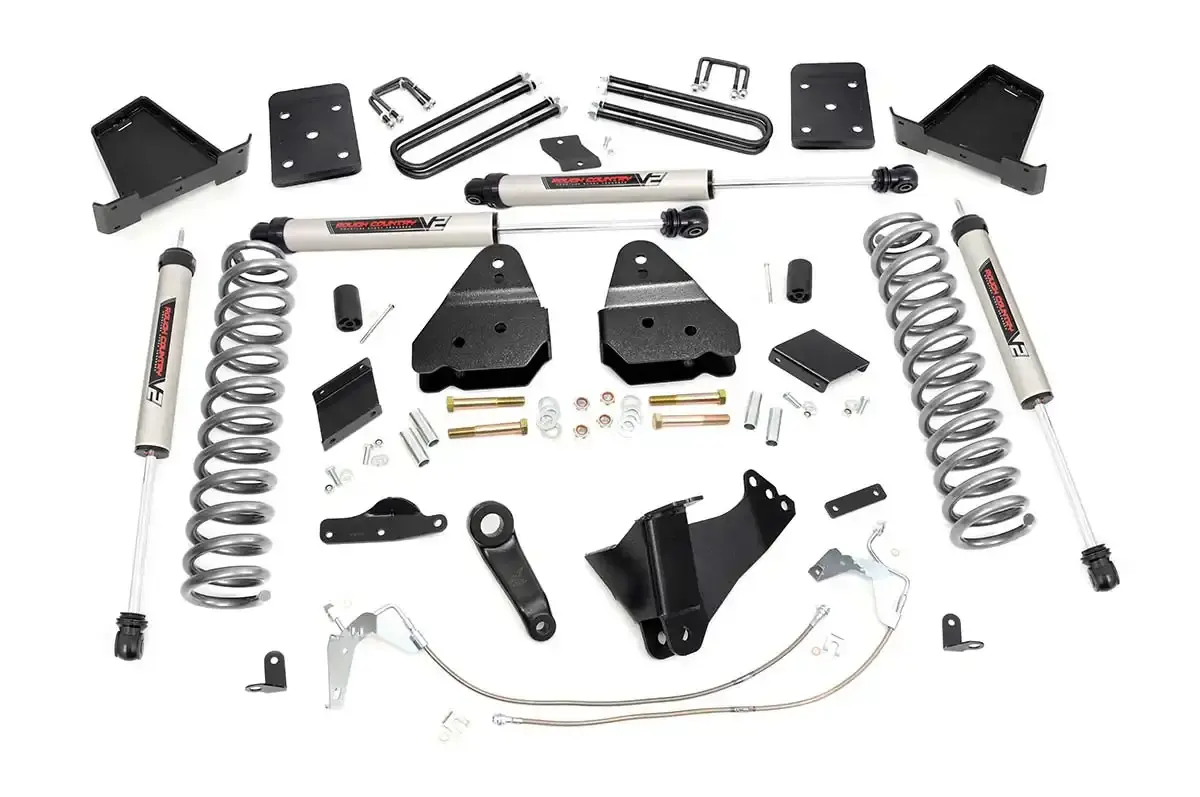 6 Inch Lift Kit Ford Super Duty (11-14) W/ V2 Monotube Shocks