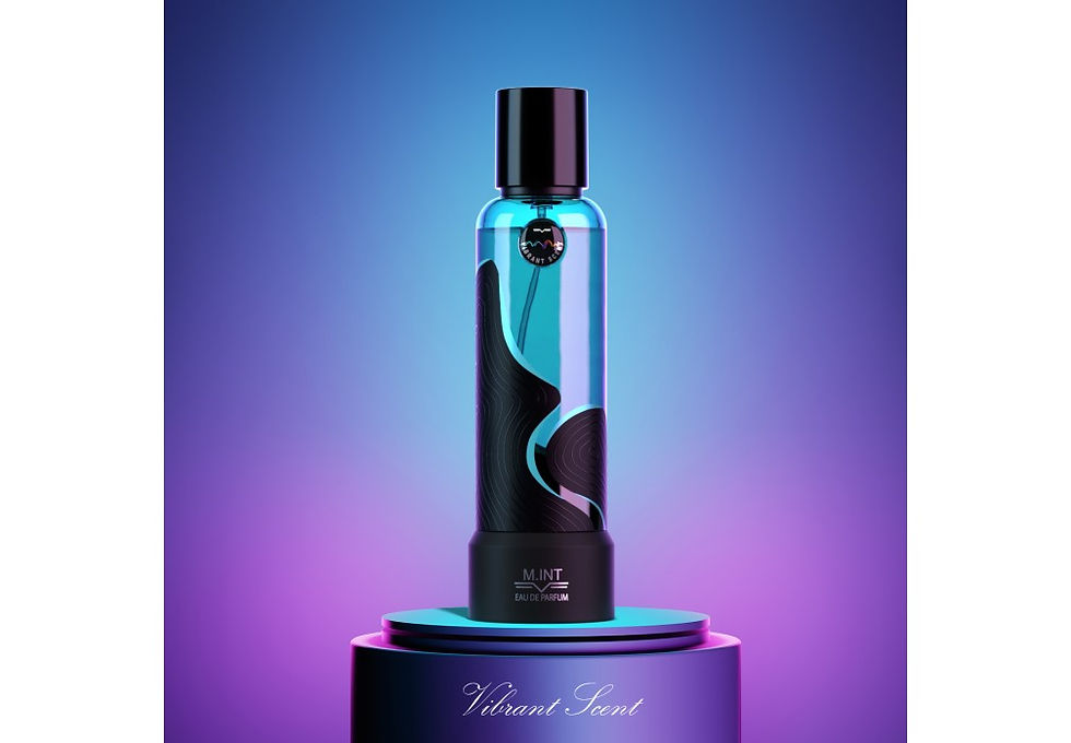 בושם ויברנט סנט 75 מ"ל או דה פרפיום מבית מינט, vibrant scent edp 75 ml, mint perfume