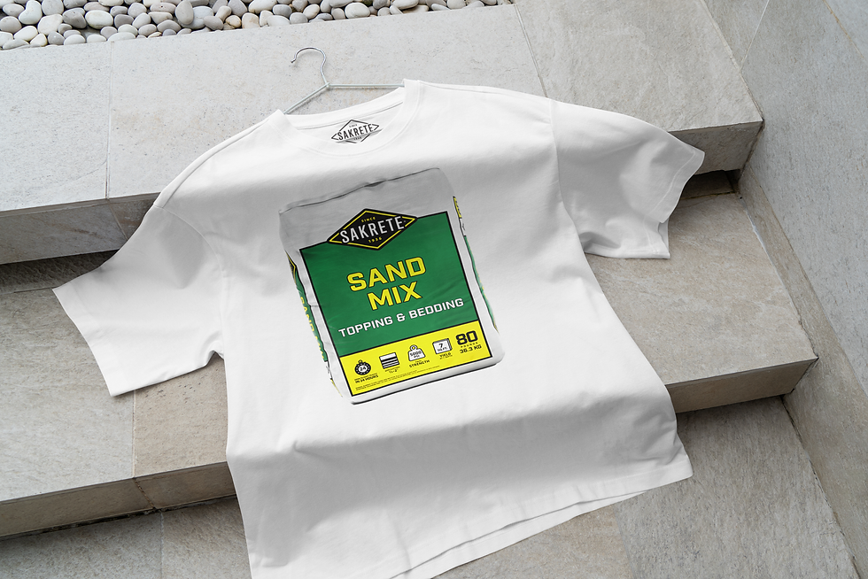 Sand mix tee (front)