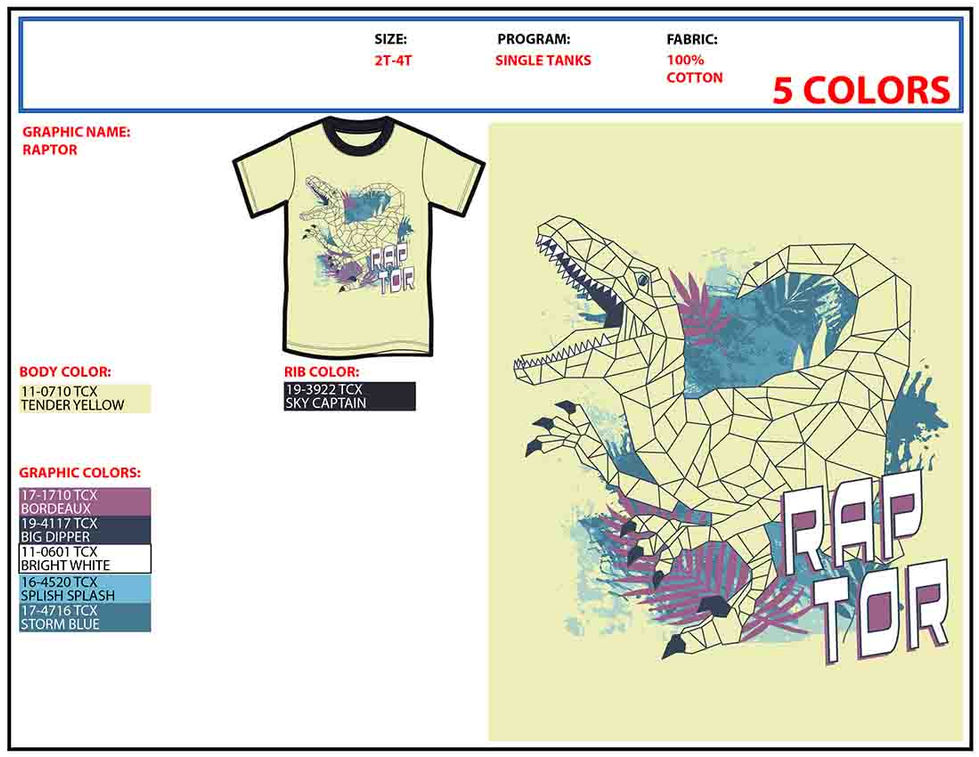 a t-shirt that says raptor on it