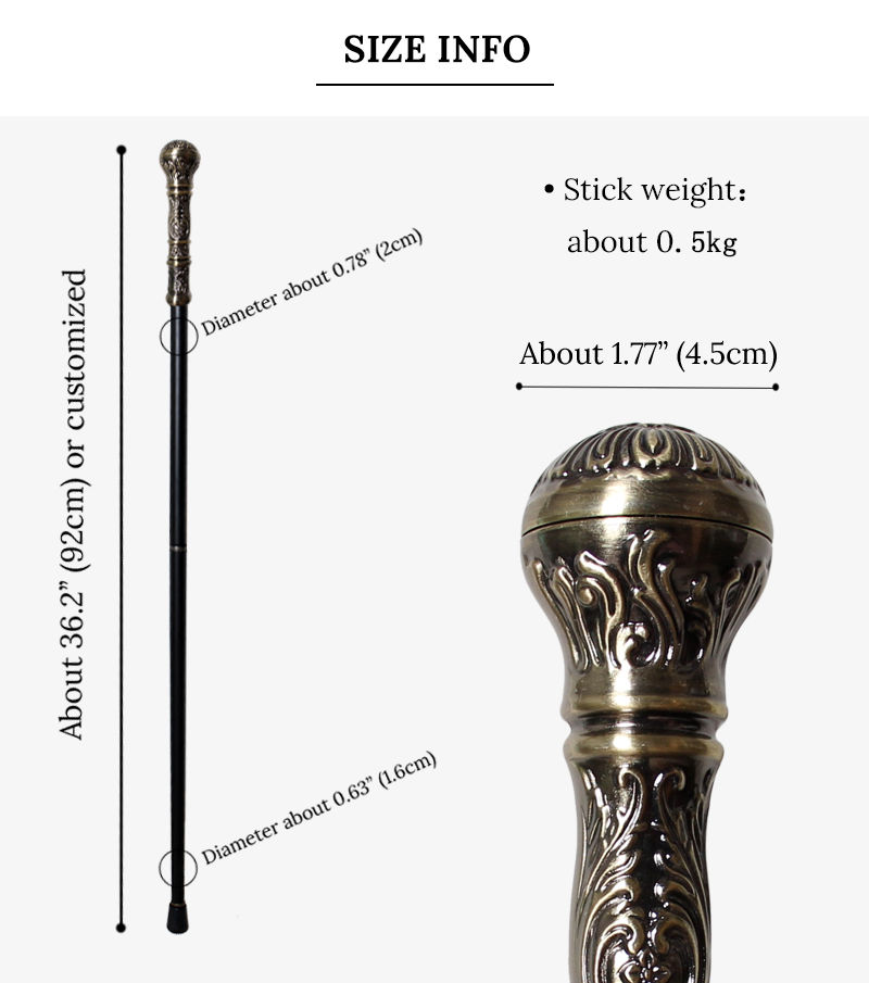 Thumbnail: Ancient Bronze Walking Cane